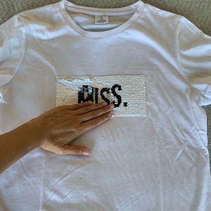 ‼️ SALE ‼️ Miss to Mrs. white tee